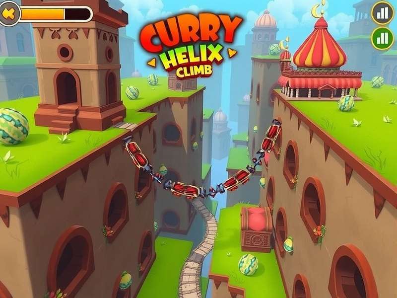 Curry Helix Climb gameplay screenshot